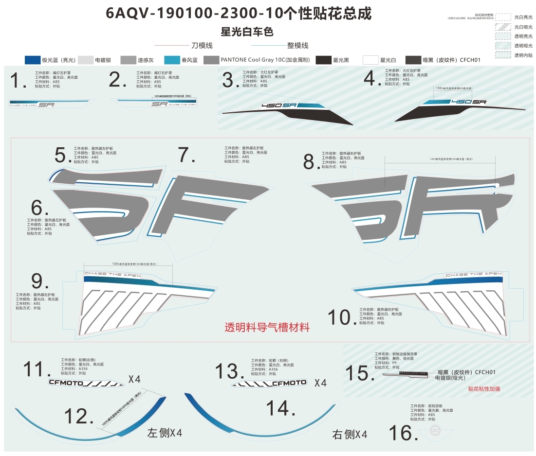 Picture of F19-2-A - DECAL KITS(NEBULA WHITE)