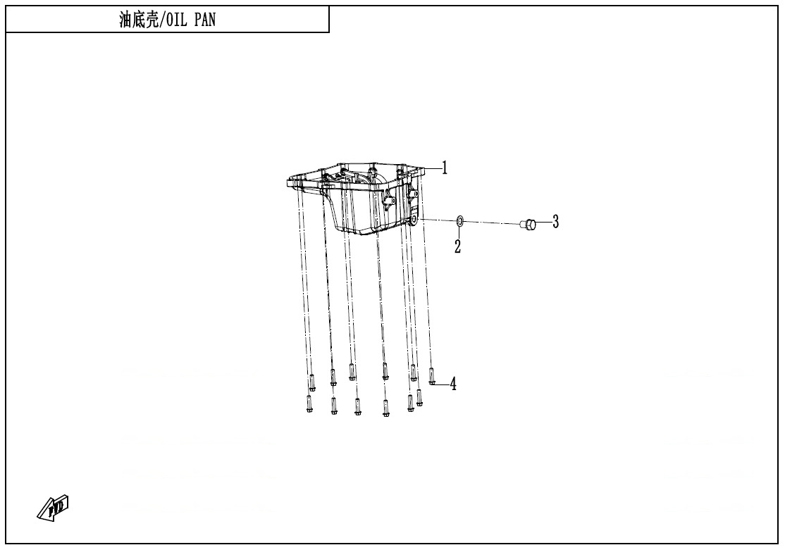 Picture of E01-3 - OIL PAN