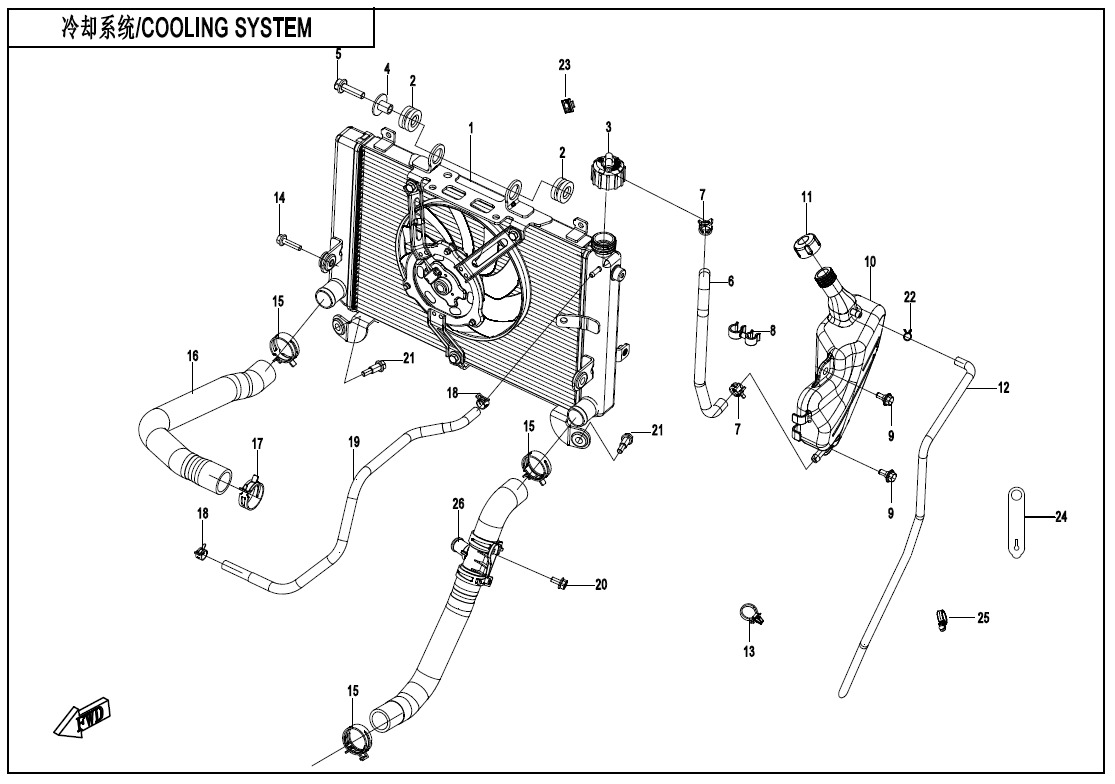 Picture of F18 - COOLING SYSTEM