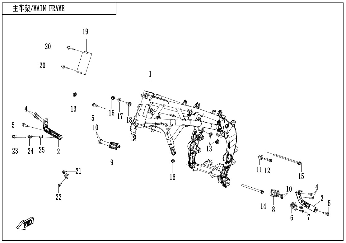 Picture of F03-1 - MAIN FRAME