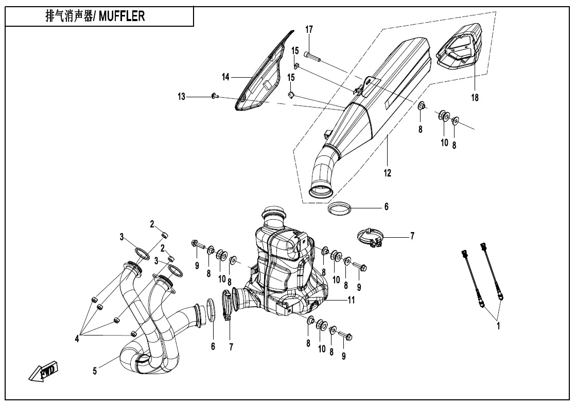 Picture of F02 - MUFFLER