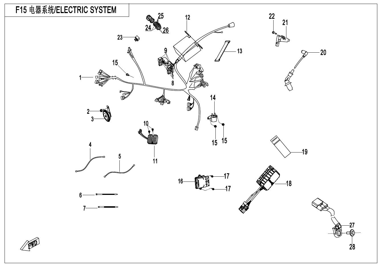 Picture of F15-A - ELECTRIC SYSTEM(ABS)