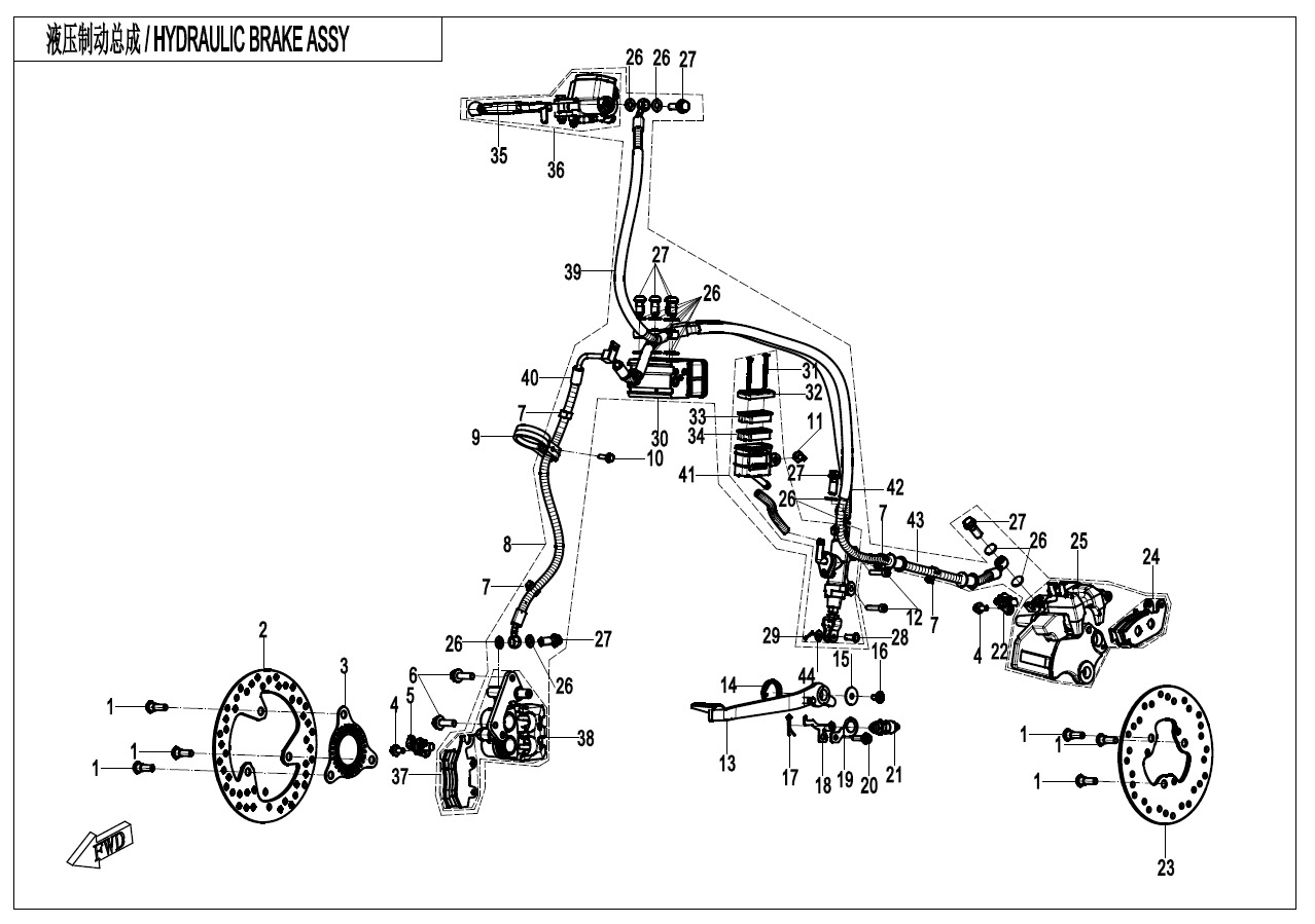 Picture of F08-A - MAB  BRAKE ASSY