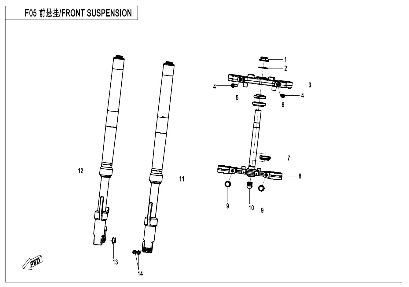 Picture of F05 - FRONT SUSPENSION