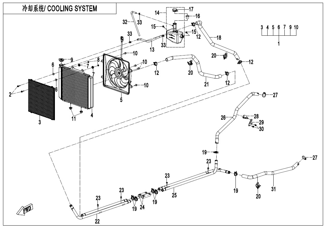 Picture of F18-V2 - COOLING SYSTEM