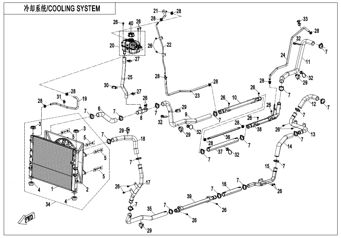 Picture of F18-V2 - COOLING SYSTEM