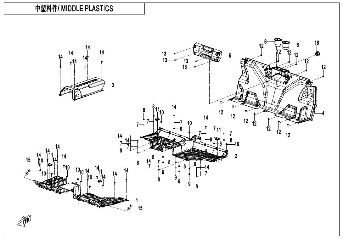 Picture of F04-4-V2 - MIDDLE PLASTICS