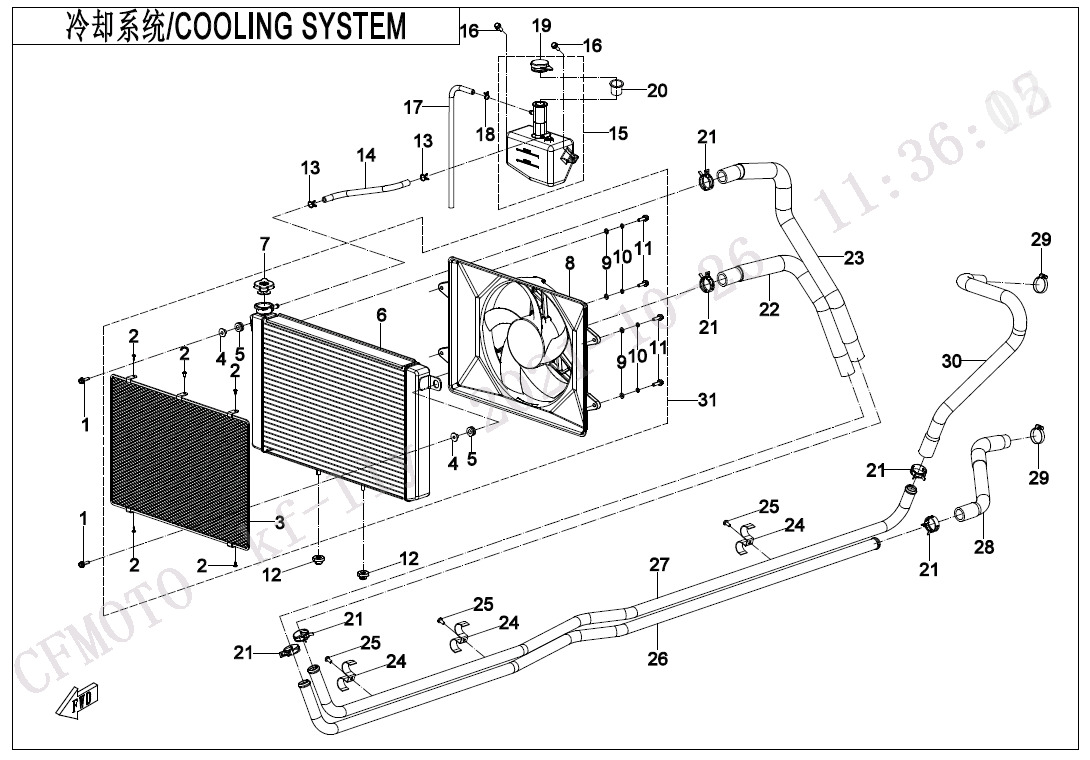 Picture of F18 - COOLING SYSTEM