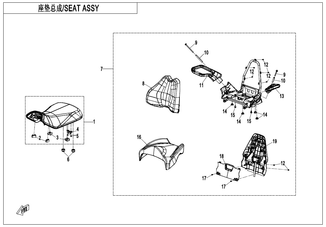 Picture of F13-A - SEAT(STANDARD)