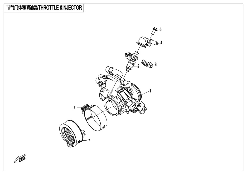 Picture of E17-A - THROTTLE@^INJECTOR（CN4）