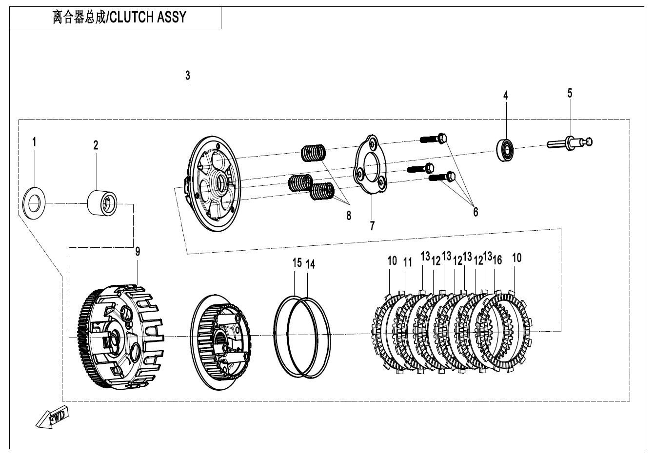 Picture of E05-C - CLUTCH(SLIPPING CLUTCH - VAVE)