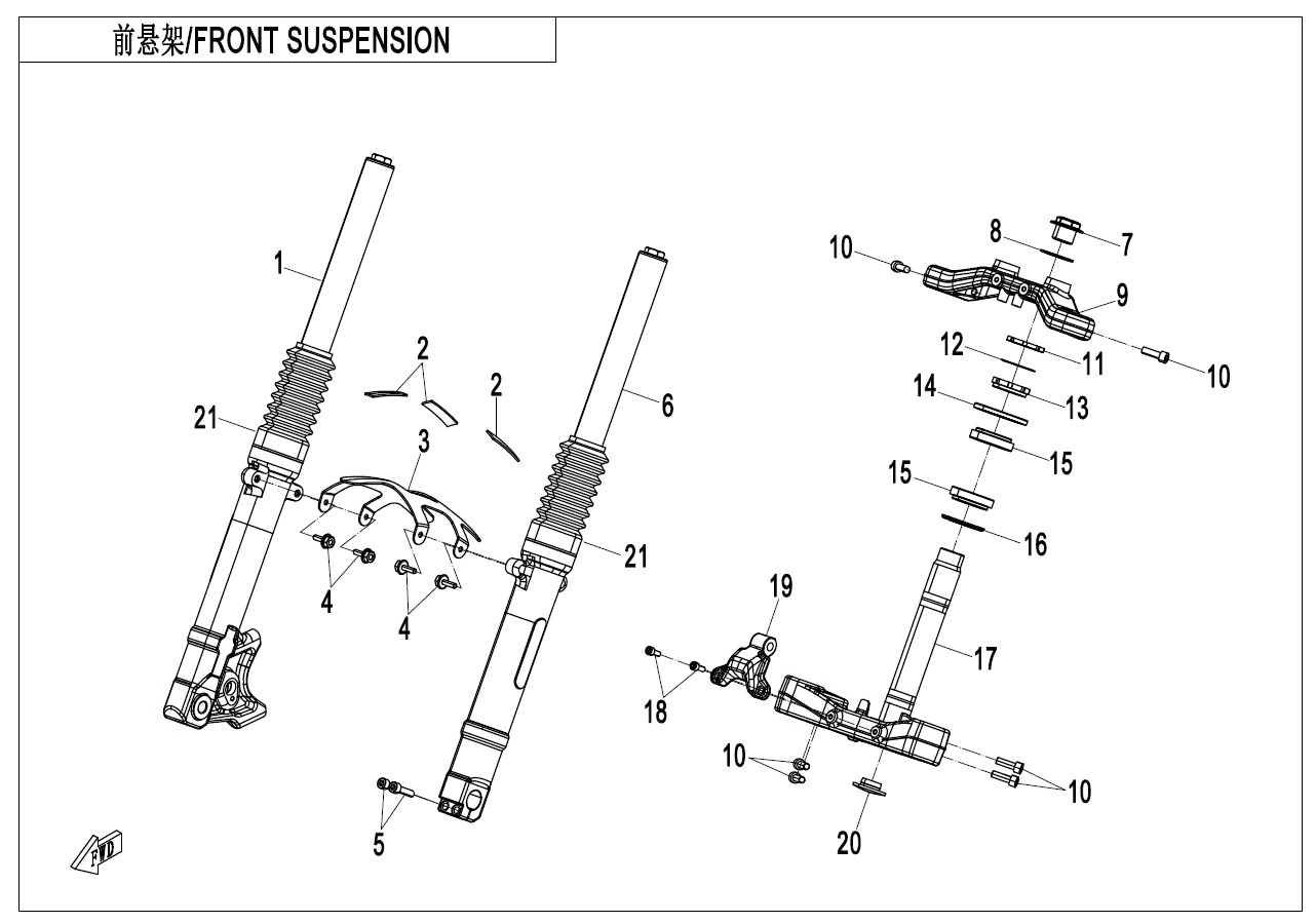 Picture of F05 - FRONT SUSPENSION