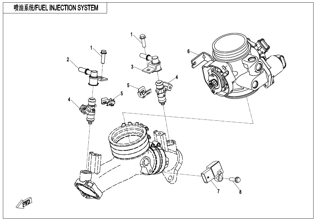 Picture of E17-B - FUEL INJECTION SYSTEM(FOR FUEL VAPORIZATION SYSTEM)