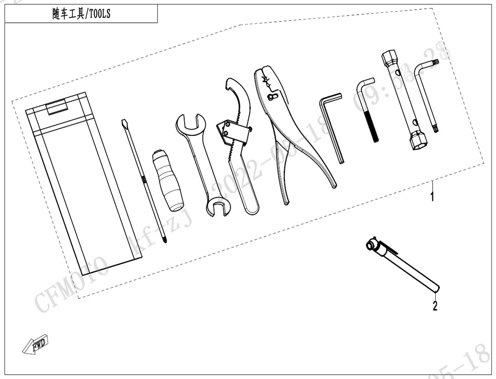 Picture of F20 - TOOLS