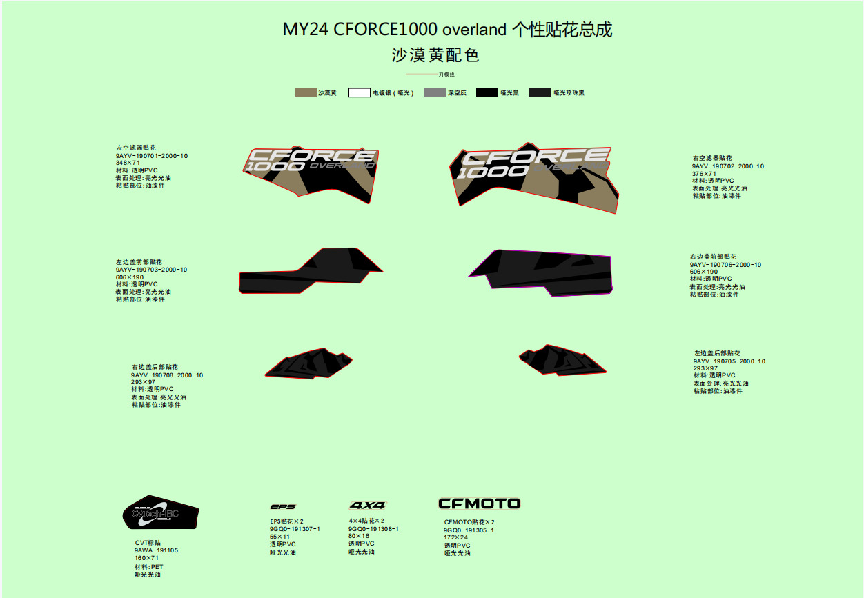 Picture of F19-1-K - DECAL,2024,NA(DESERT TAN)