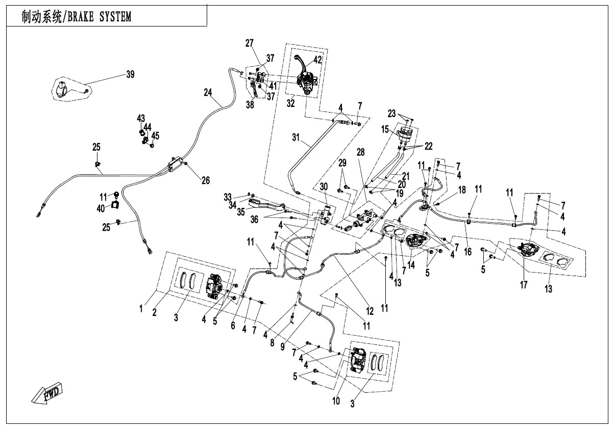 Picture of F08-B - BRAKE SYSTEM-RH,PARKING