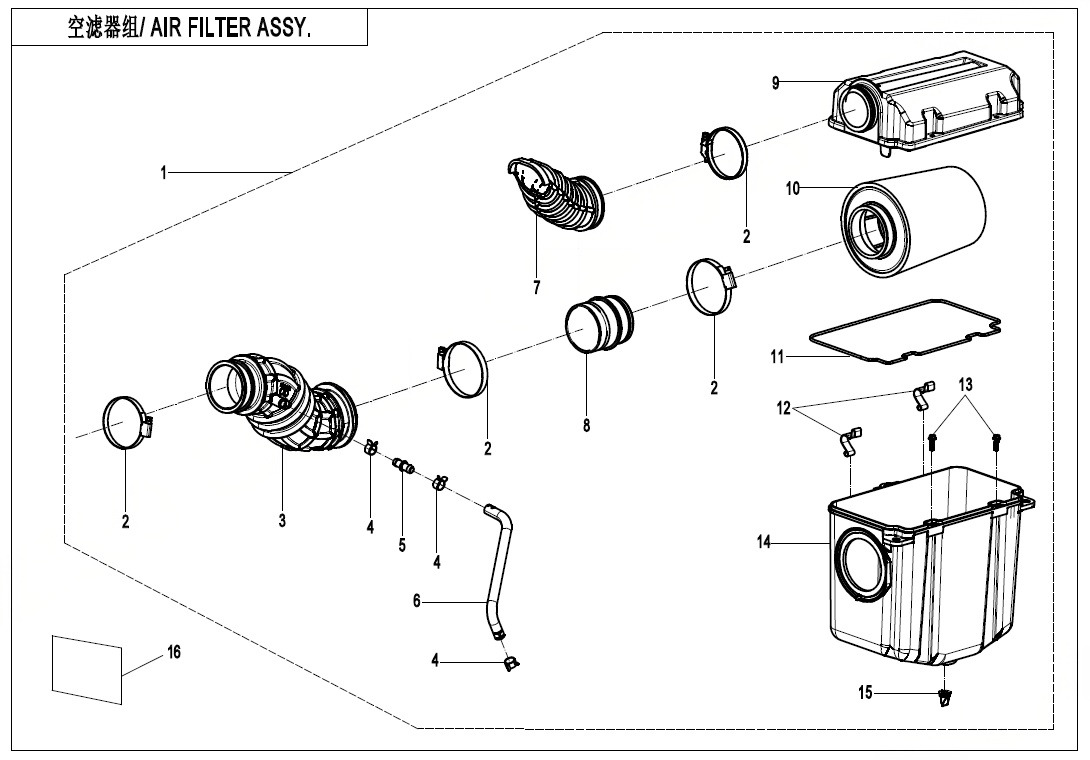 Picture of F41 - AIR FILTER ASSY.