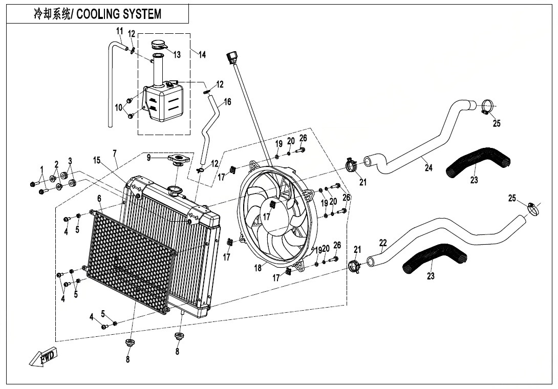 Picture of F18 - COOLING SYSTEM