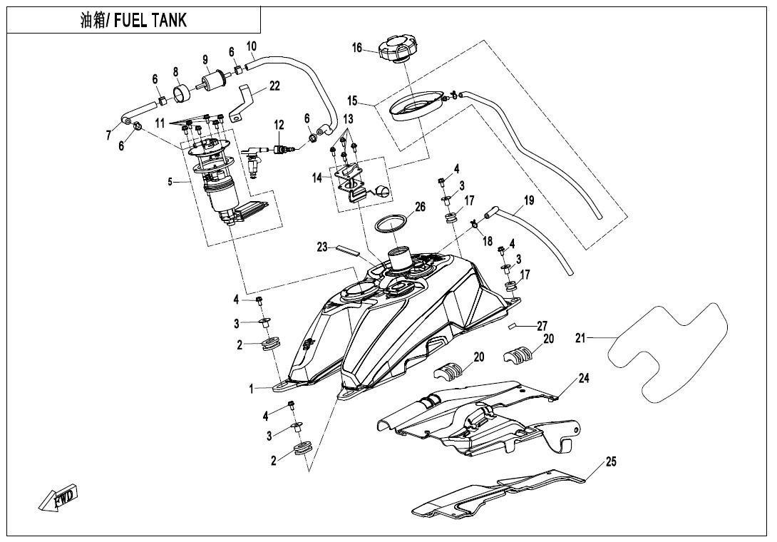 Picture of F12 - FUEL TANK
