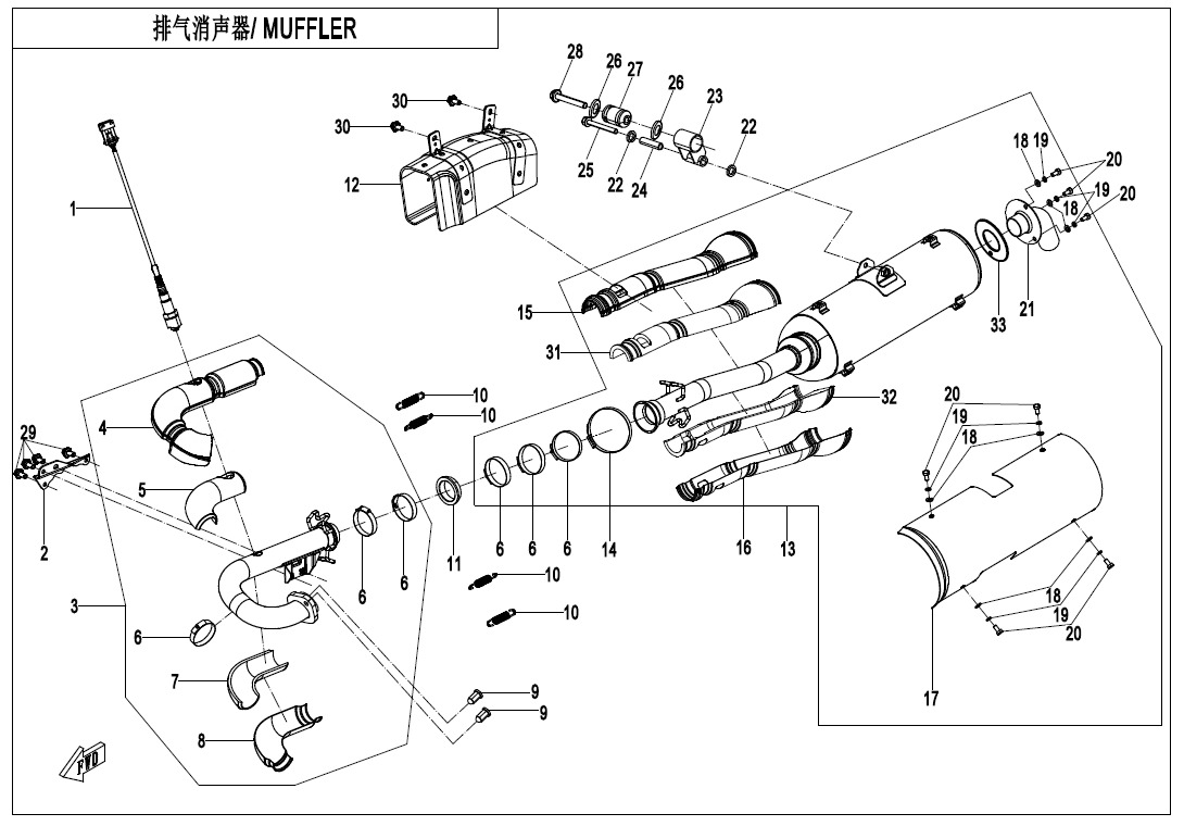 Picture of F02 - MUFFLER