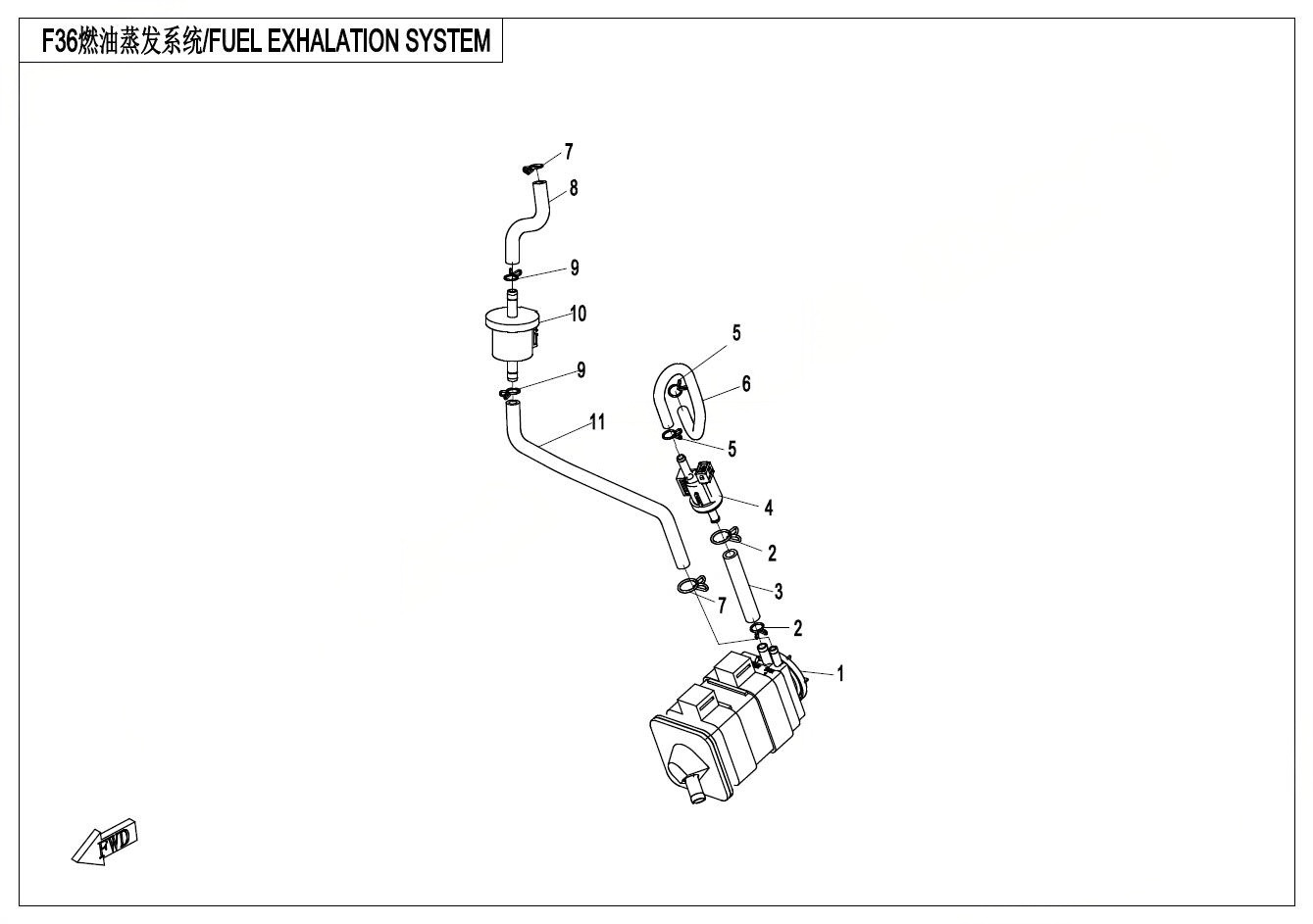 Picture of F36 - FUEL EVAPORATION SYSTEM