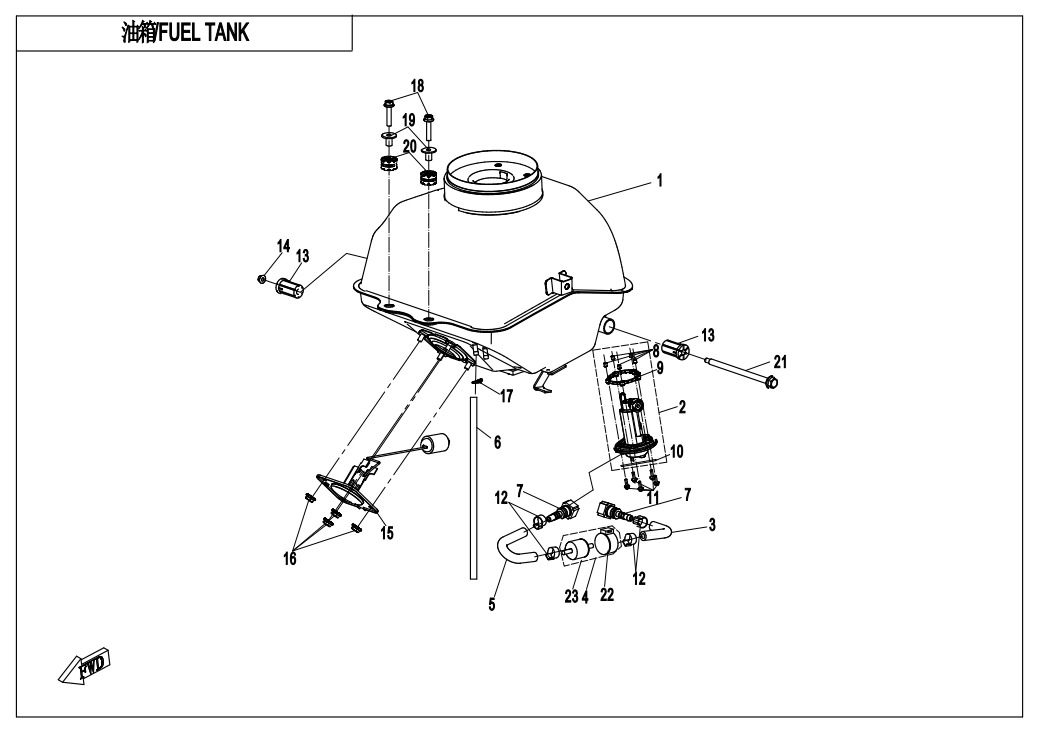 Picture of F12 - FUEL TANK