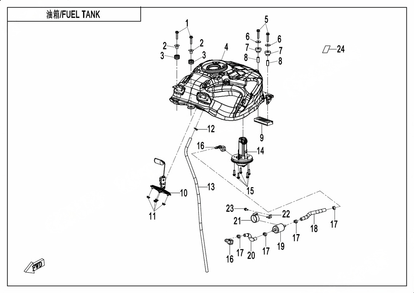 Picture of F12 - FUEL TANK