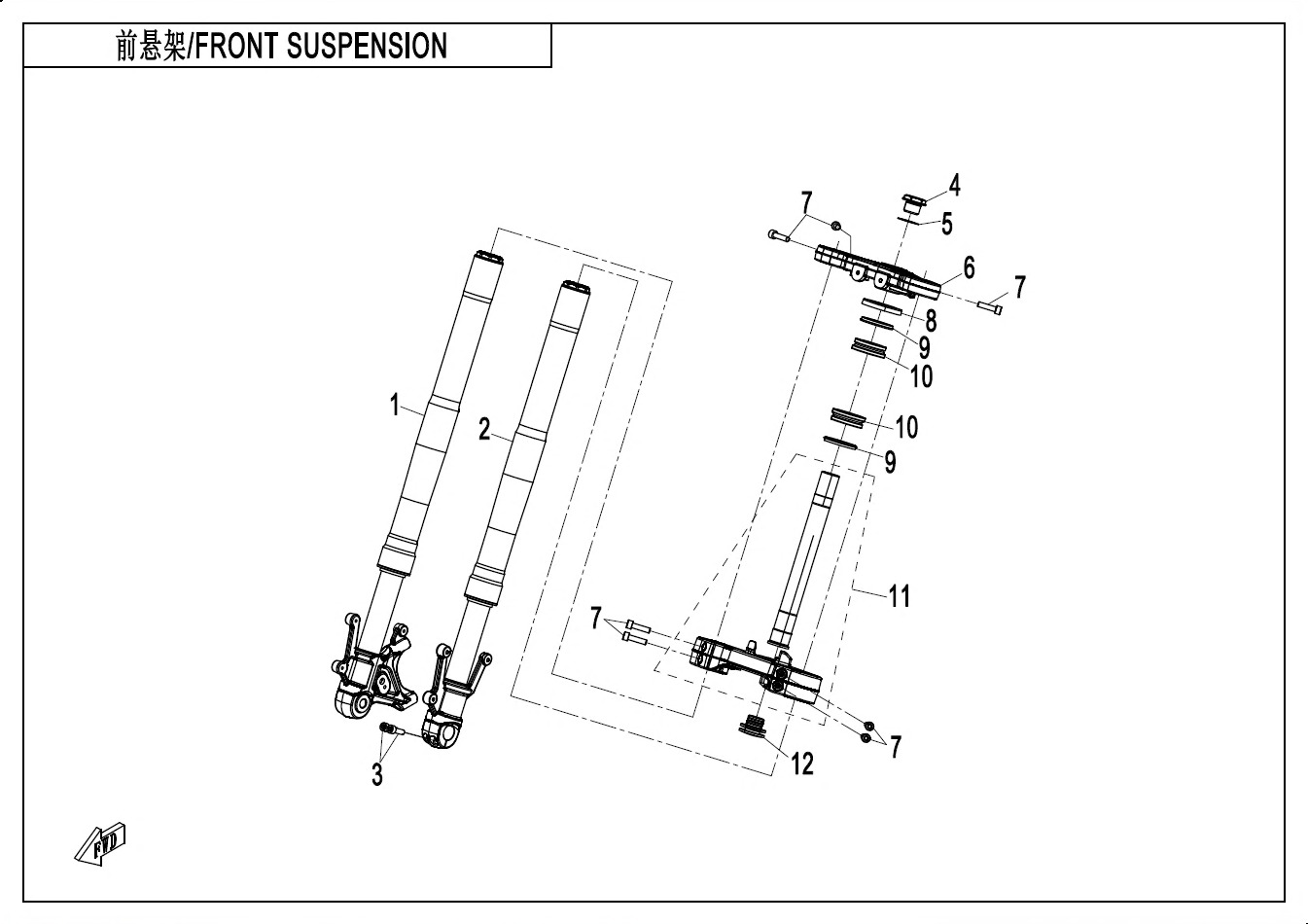 Picture of F05-1 - FRONT SUSPENSION