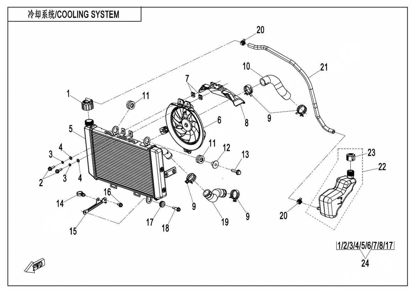 Picture of F18 - COOLING SYSTEM