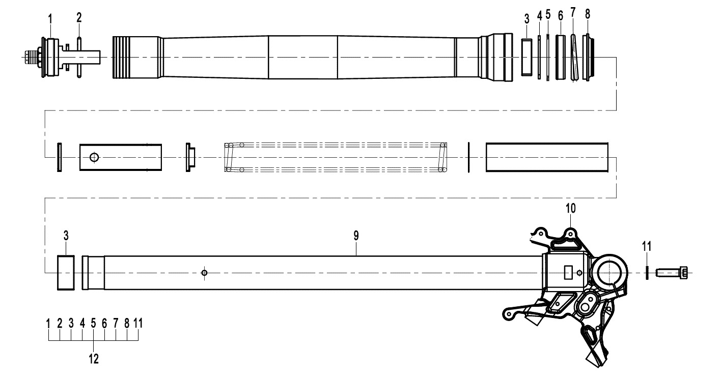 Picture of F05-2 - FRONT SHOCK ABSORBER