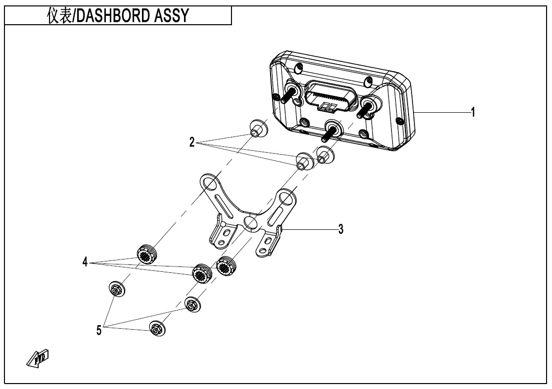 Picture of F17-A - DASHBOARD ASSY