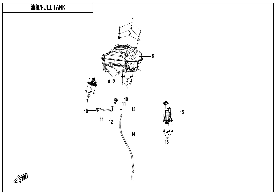 Picture of F12 - FUEL TANK