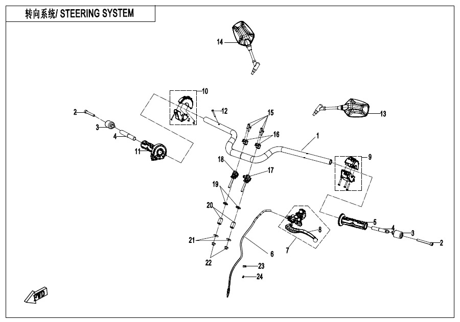 Picture of F10-A - STEERING SYSTEM