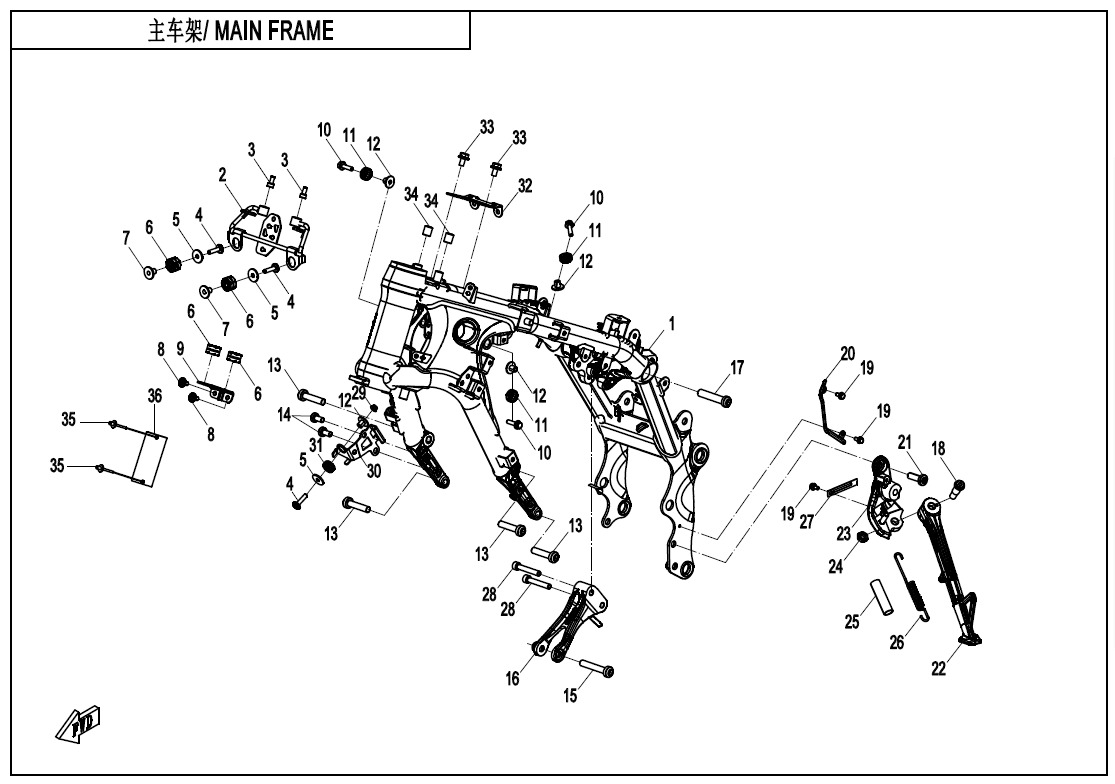 Picture of F03-1 - MAIN FRAME