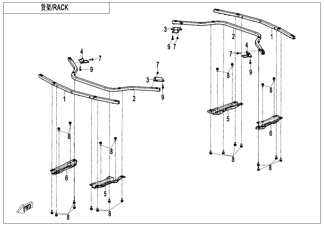Picture of F14-A-1 - RACK(SINGLE BOX)