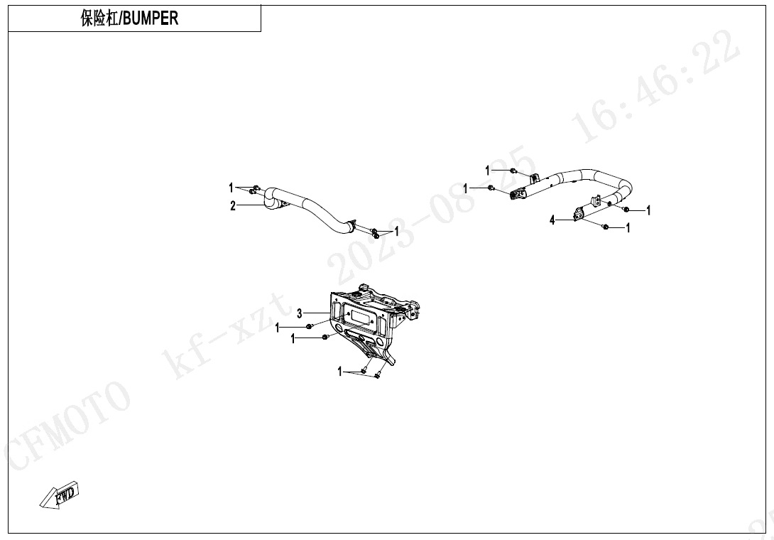 Picture of F23 - BUMPER