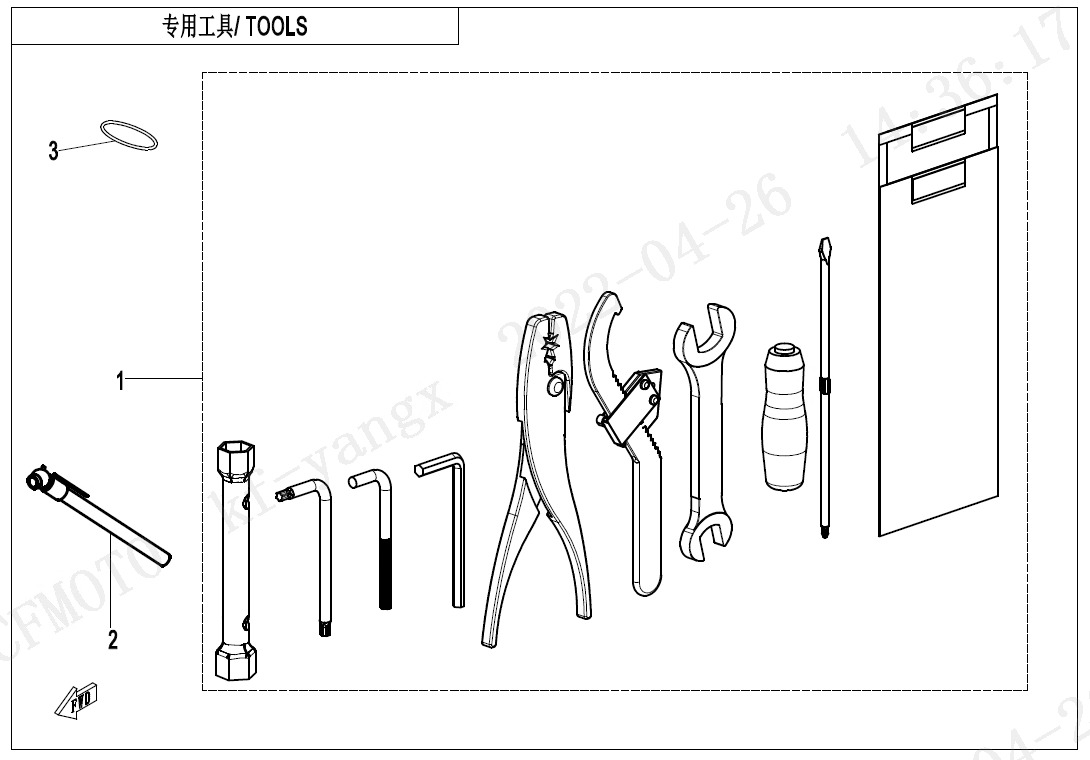 Picture of F20 - TOOLS