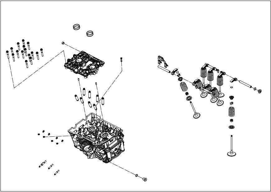 Picture of E21 - CYLINDER HEAD SYSTEM KIT