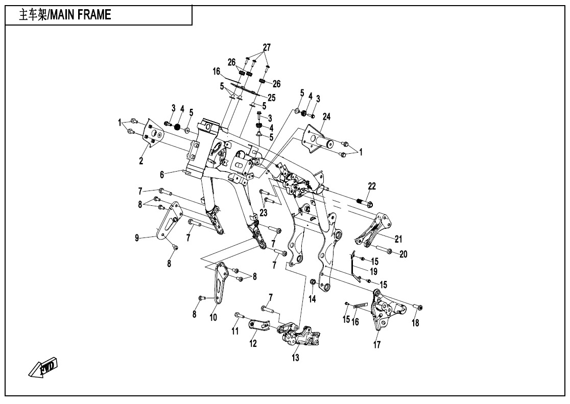Picture of F03-2 - MAIN FRAME