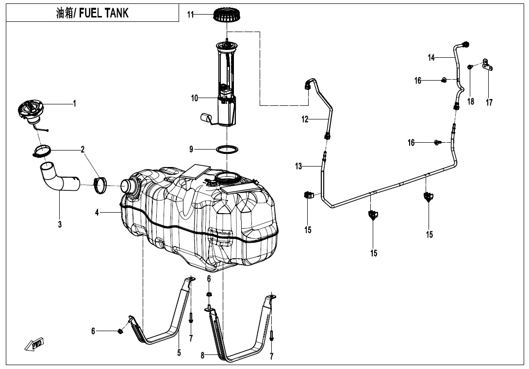 Picture of F12 - FUEL TANK