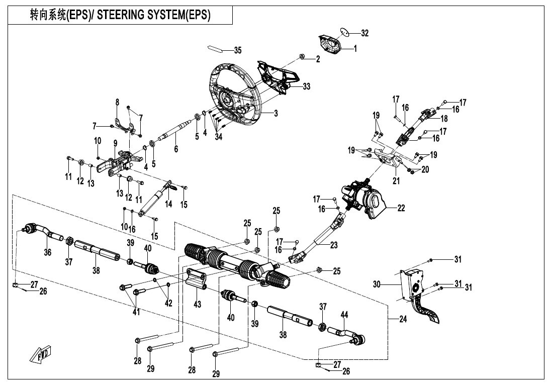 Picture of F10 - STEERING SYSTEM(EPS)