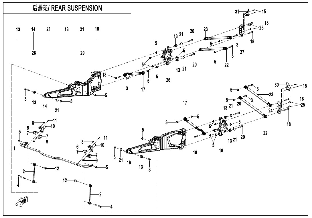 Picture of F06-1 - REAR SUSPENSION