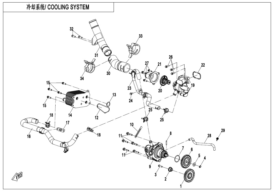 Picture of E08 - COOLING SYSTEM