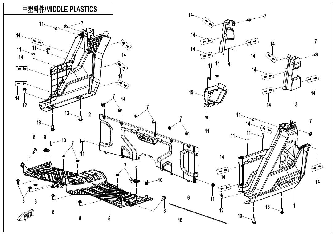Picture of F04-3-B - MIDDLE PLASTICS(BASIC)