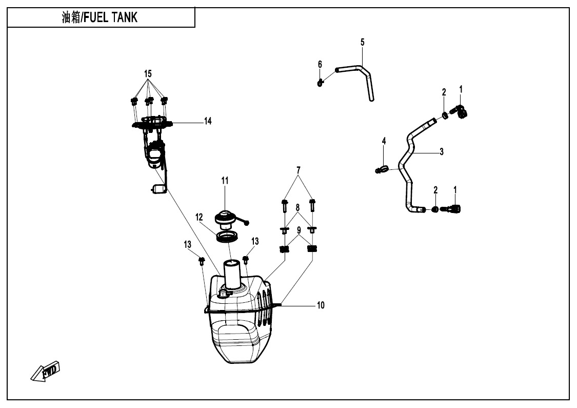 Picture of F12 - FUEL TANK