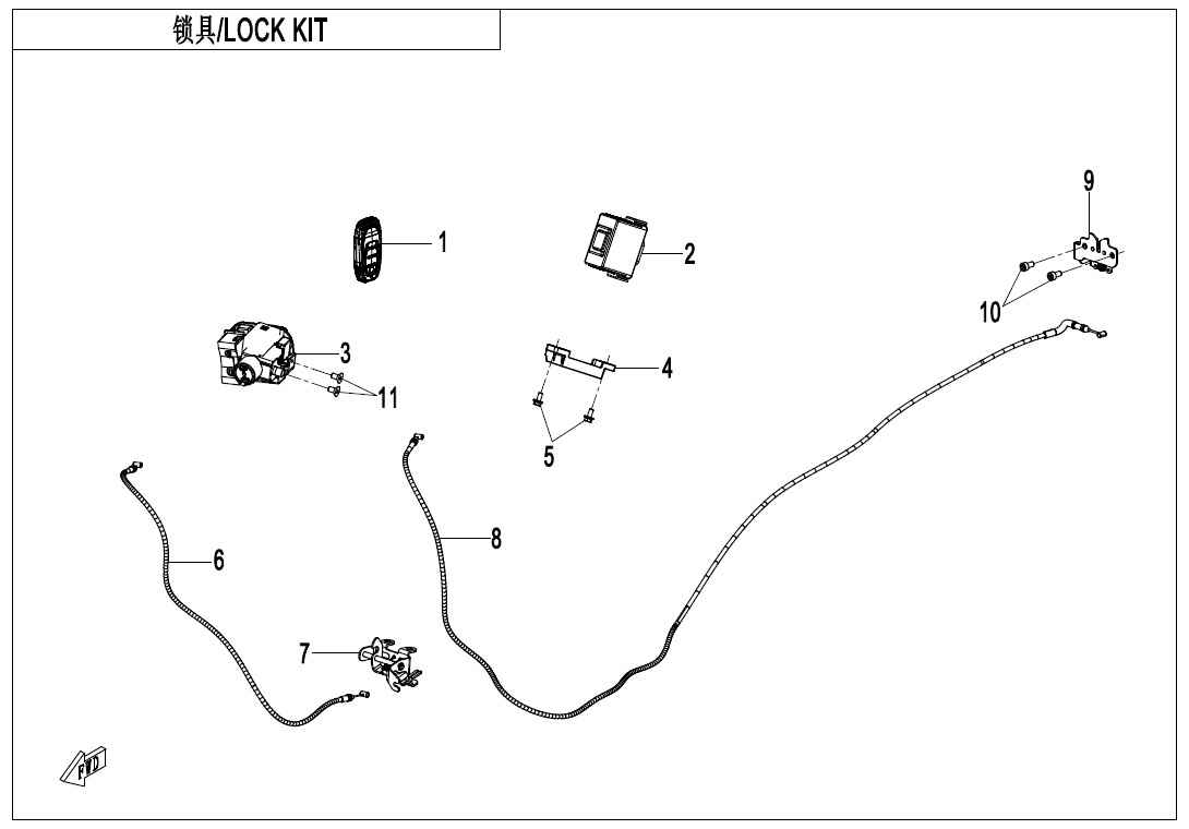 Picture of F01 - LOCK KIT