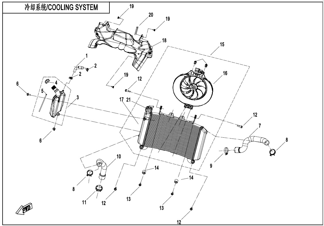 Picture of F18 - COOLING SYSTEM