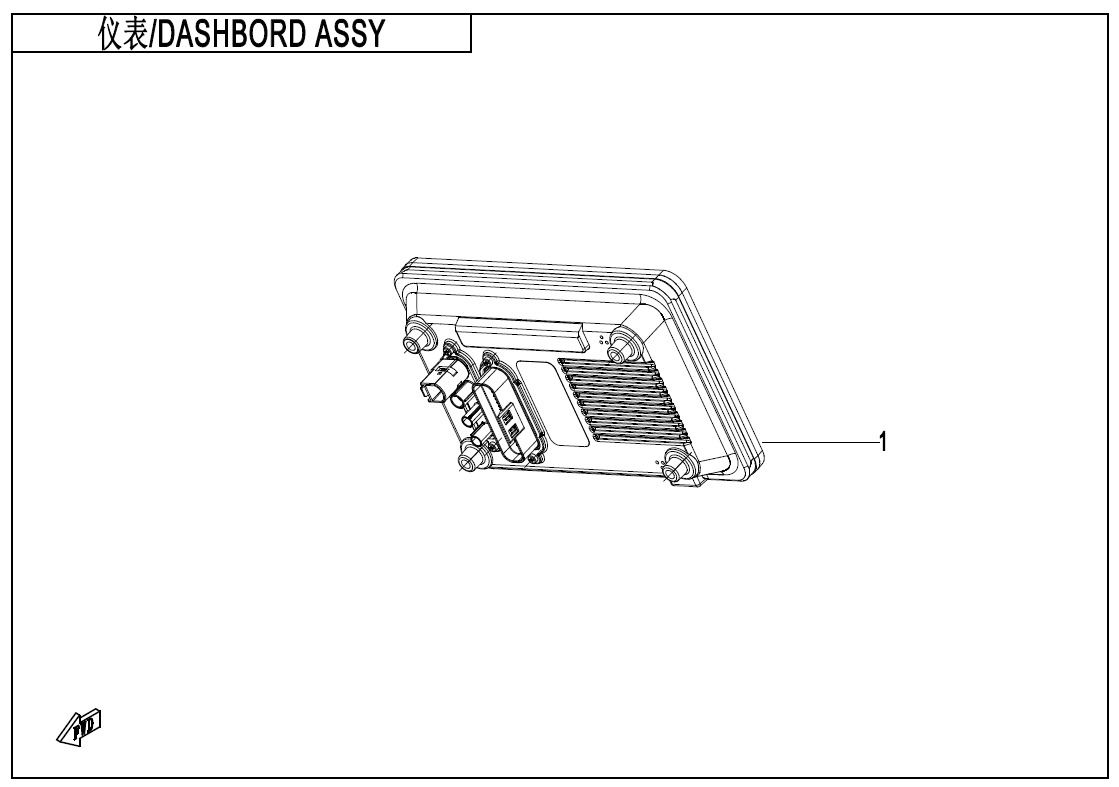 Picture of F17-B - DASHBOARD ASSY(EXPLORE EDITION)