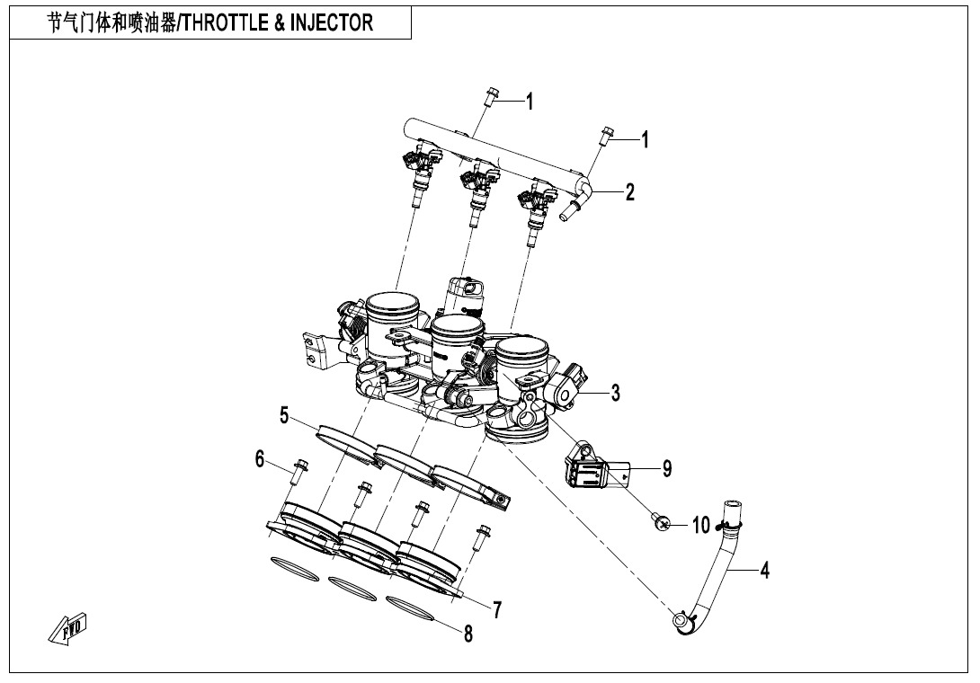Picture of E17 - THROTTLE @^ INJECTOR
