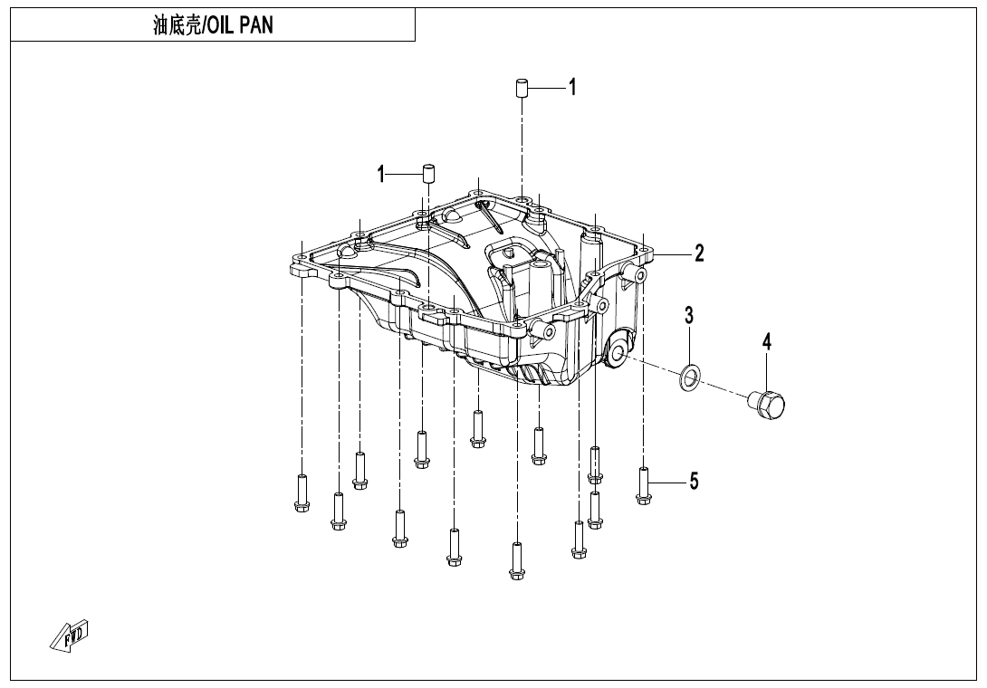 Picture of E01-3 - OIL PAN